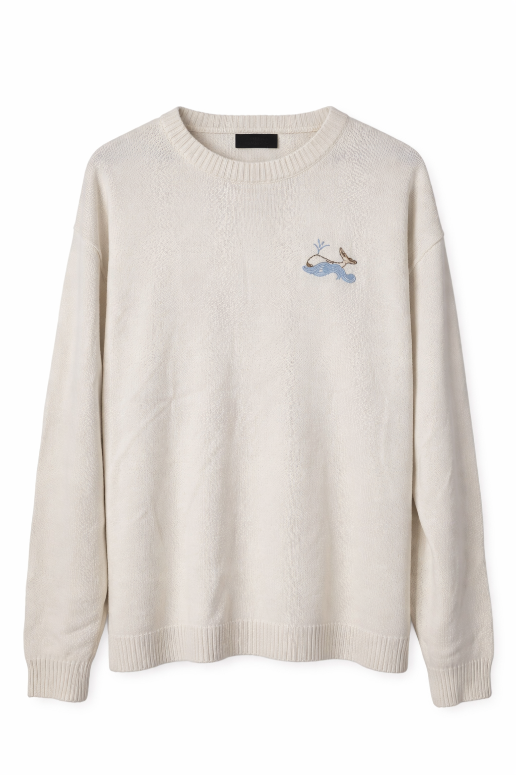Pre-loved Asos Design Cream Embroidered Sweatshirt - M