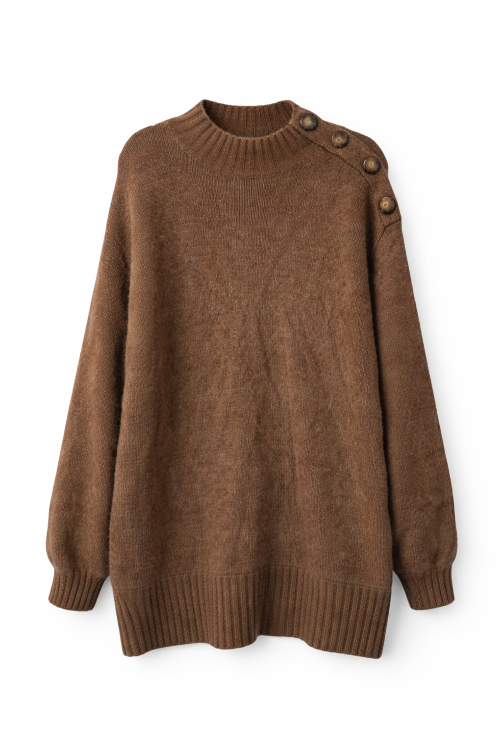 Pre-loved La Maile Sezane Cozy Button Shoulder Sweater - Size S