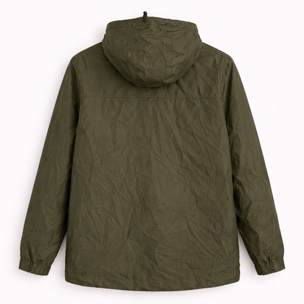 Moutain Warehouse Olive Hooded Windbreaker - M