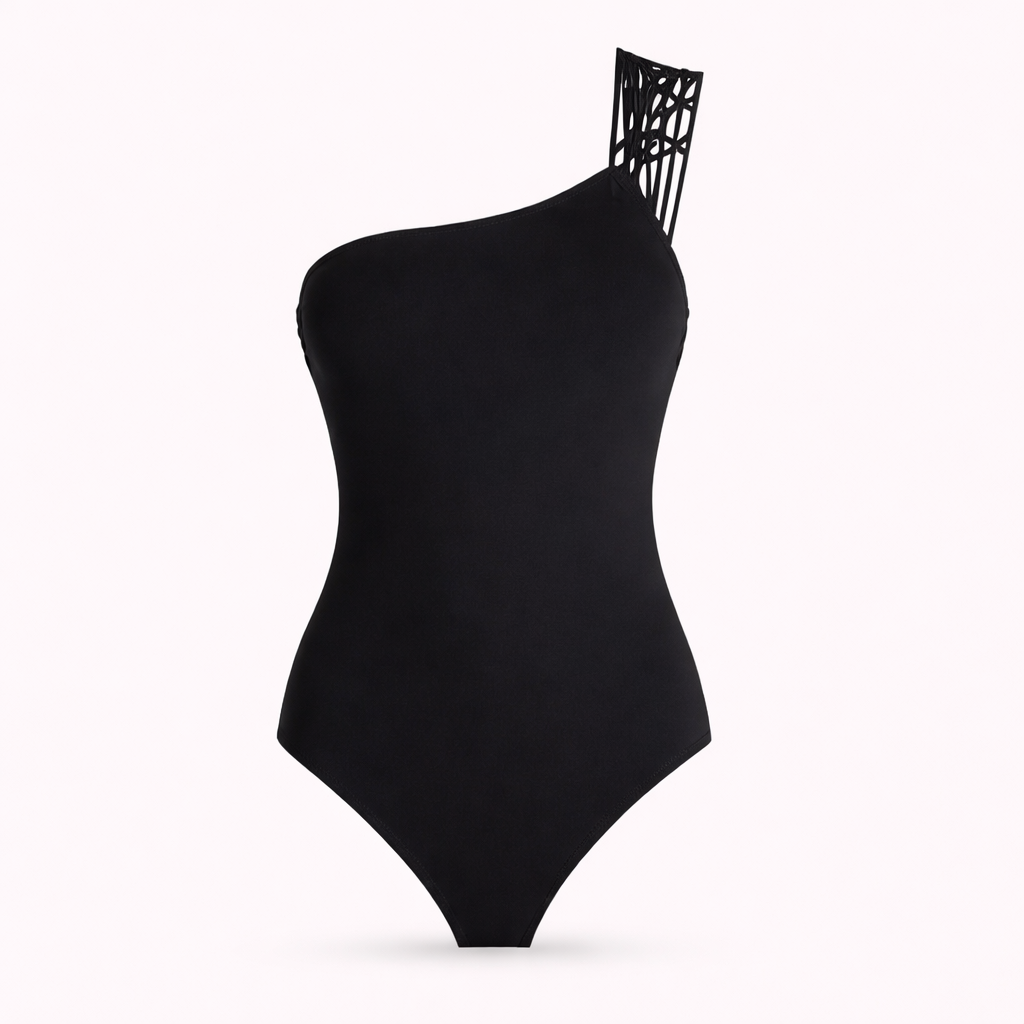 Gottex One Shoulder / Uk 8 / Black 