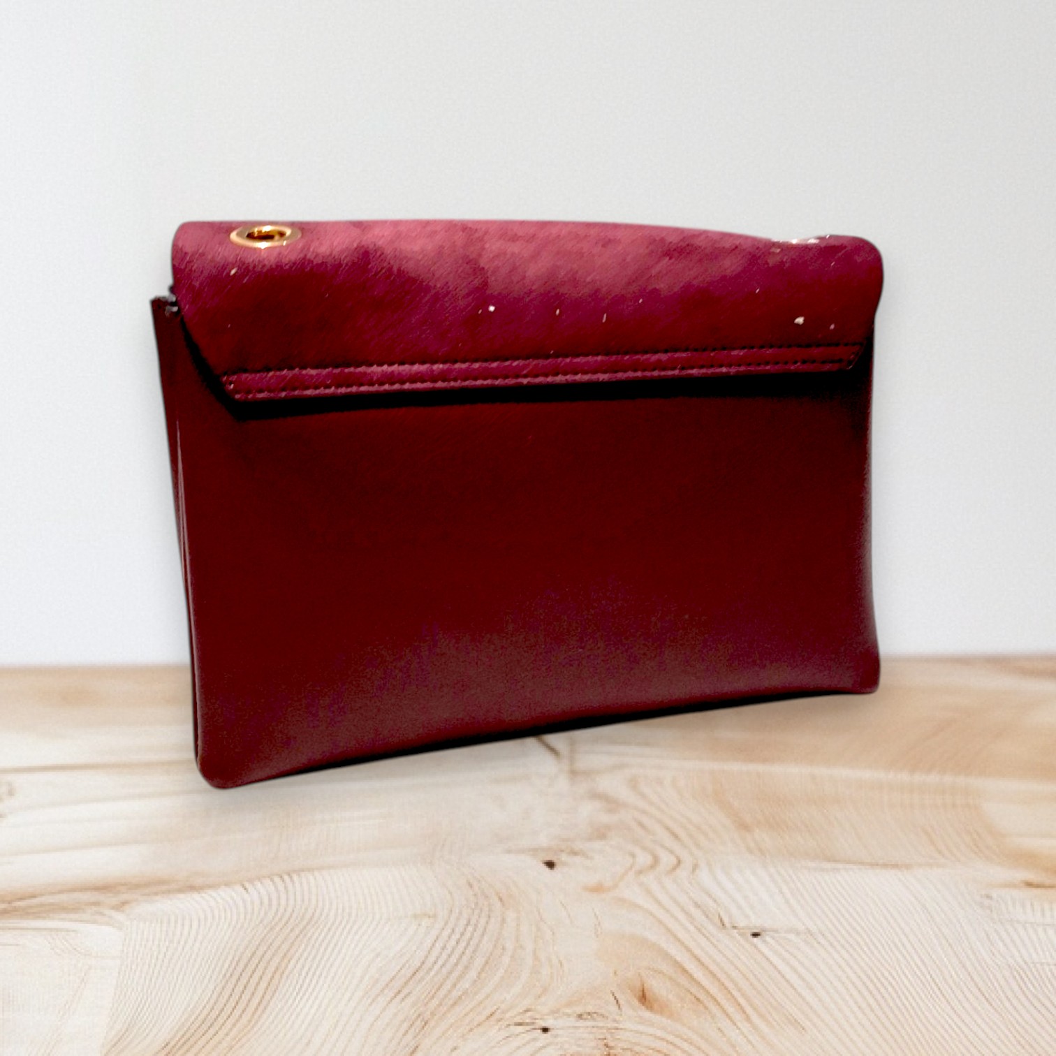 Luella Grey Ladies Maroon Leather