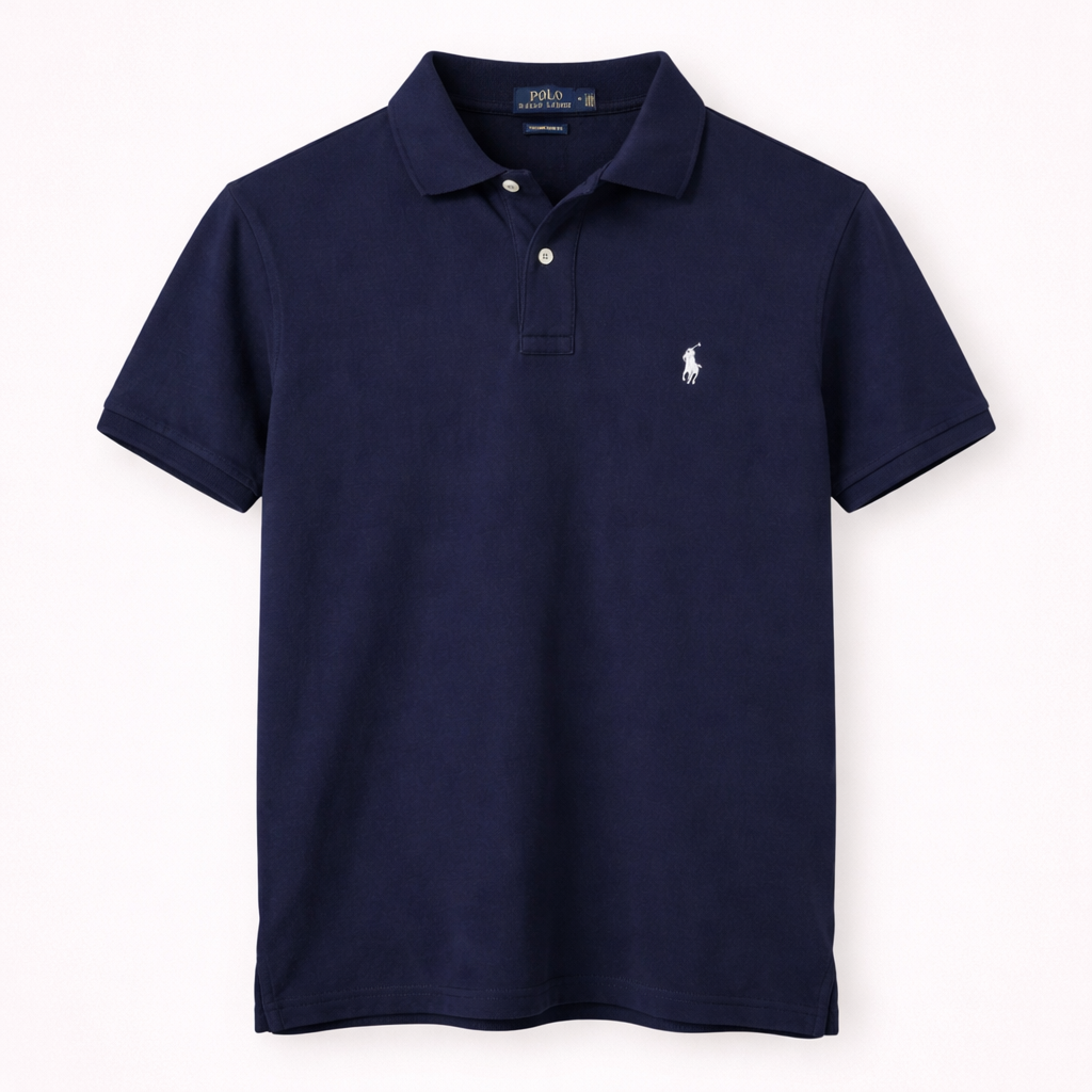 Pre-loved Classic Navy Ralph LaurenPolo Shirt - M