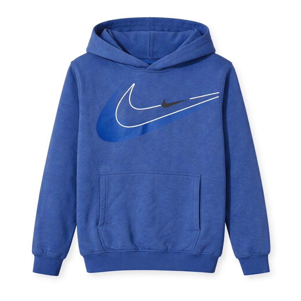 Pre-loved Kids Blue NIke Hoodie - 9 - 10yrs