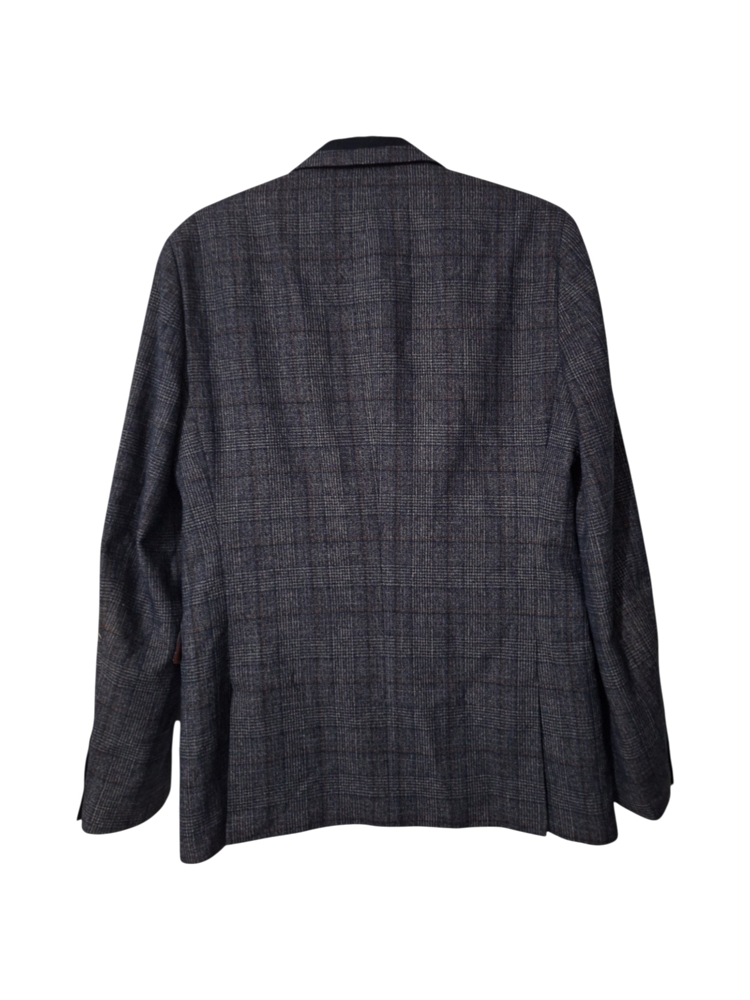 Pre-Loved Next Slim Fit Checked Wool Blazer - Size 38R
