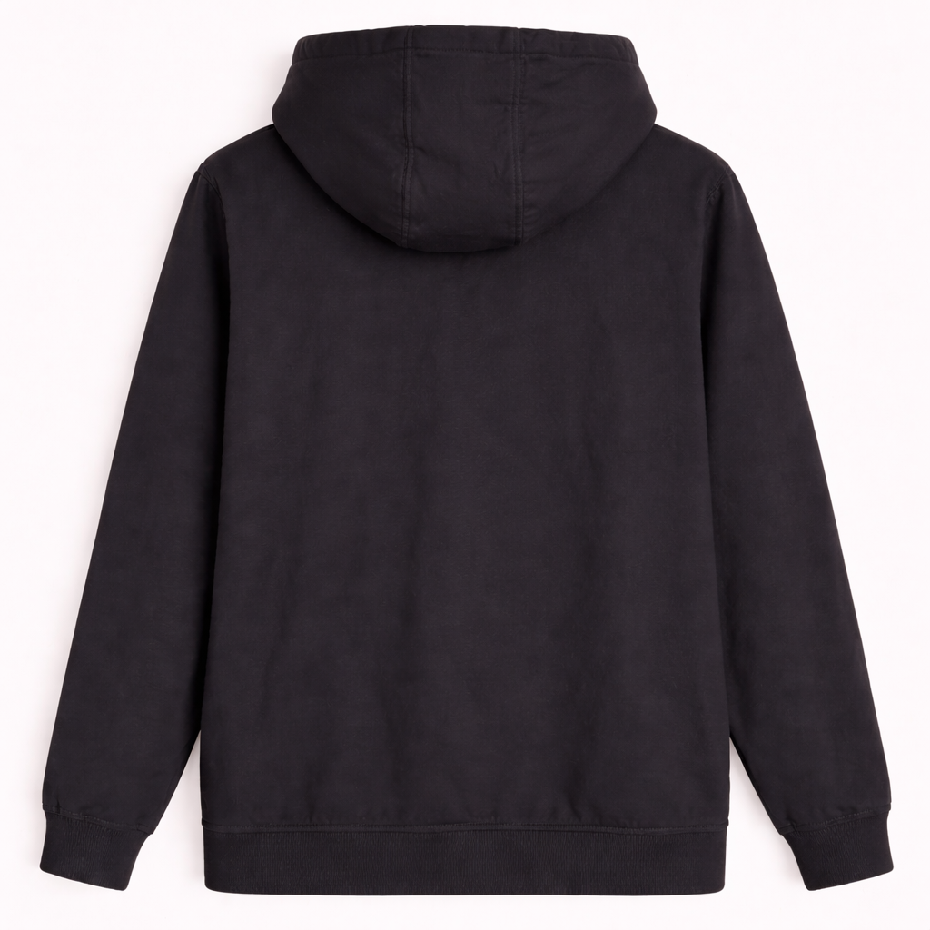 Pre-loved Grand Scheme Supply & Co. Black Zip-Up Hoodie - L