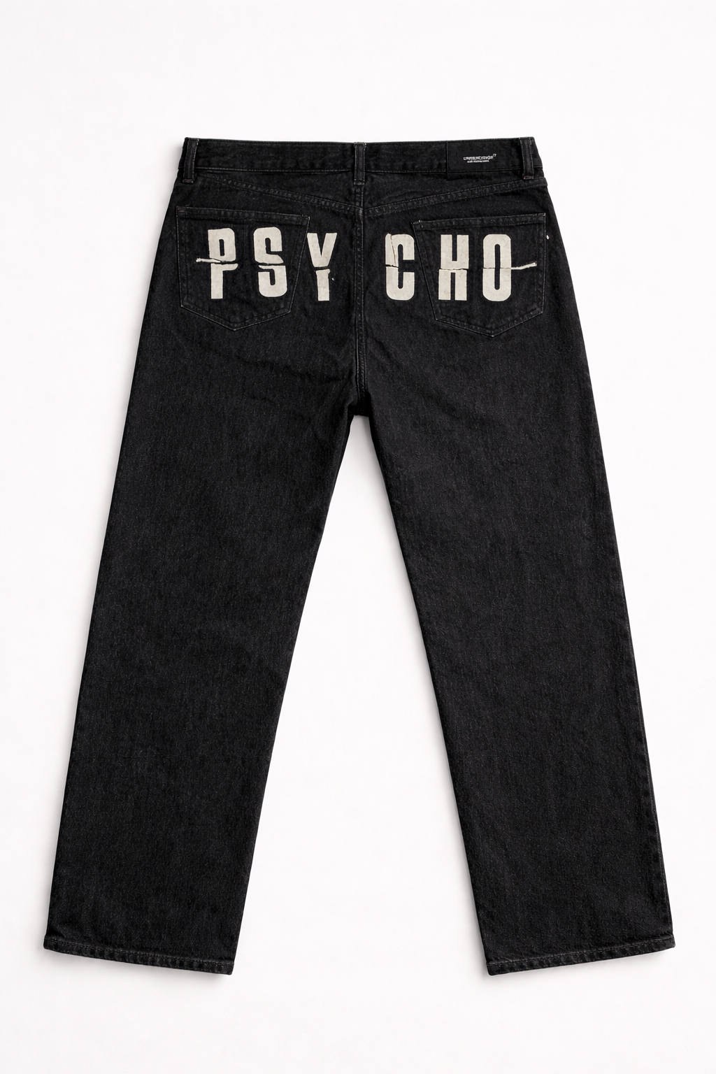 Pre-Loved  Undercover PSYCHO Black Denim Jeans - Size 3