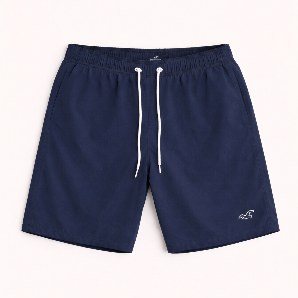 New  Hollister Navy Stretch Gym/Swim Shorts