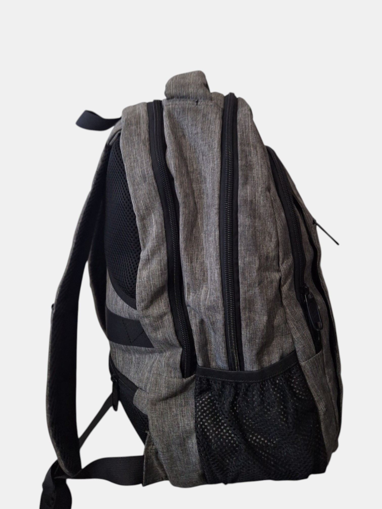 Matein Grey Canvas Backpack