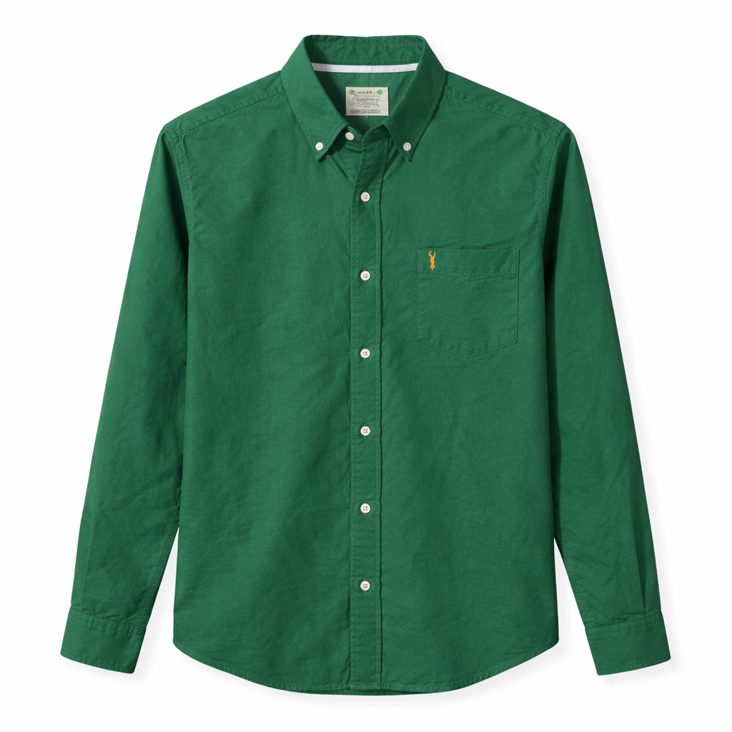 Pre-loved Next Classic Green Oxford Shirt - L