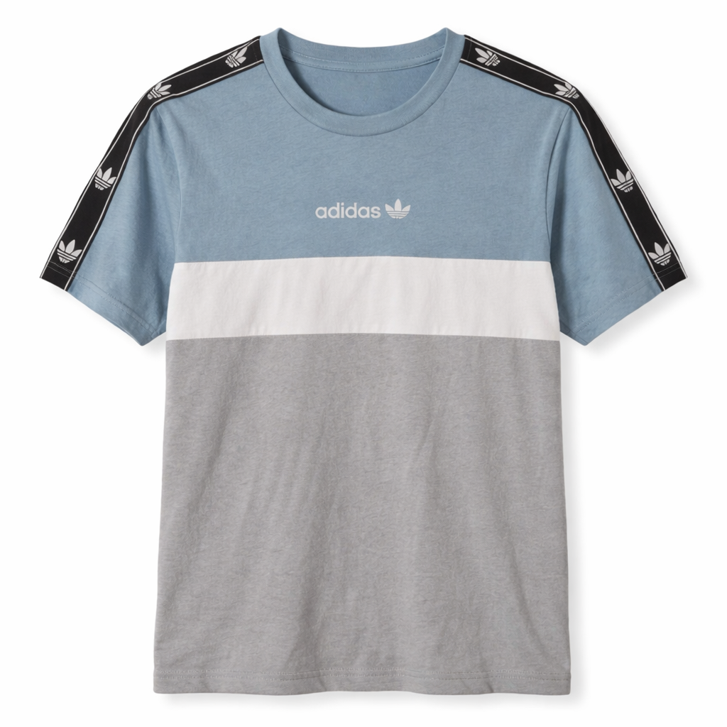 Pre-loved Adiddas Tape T-Shirt 11-12yrs