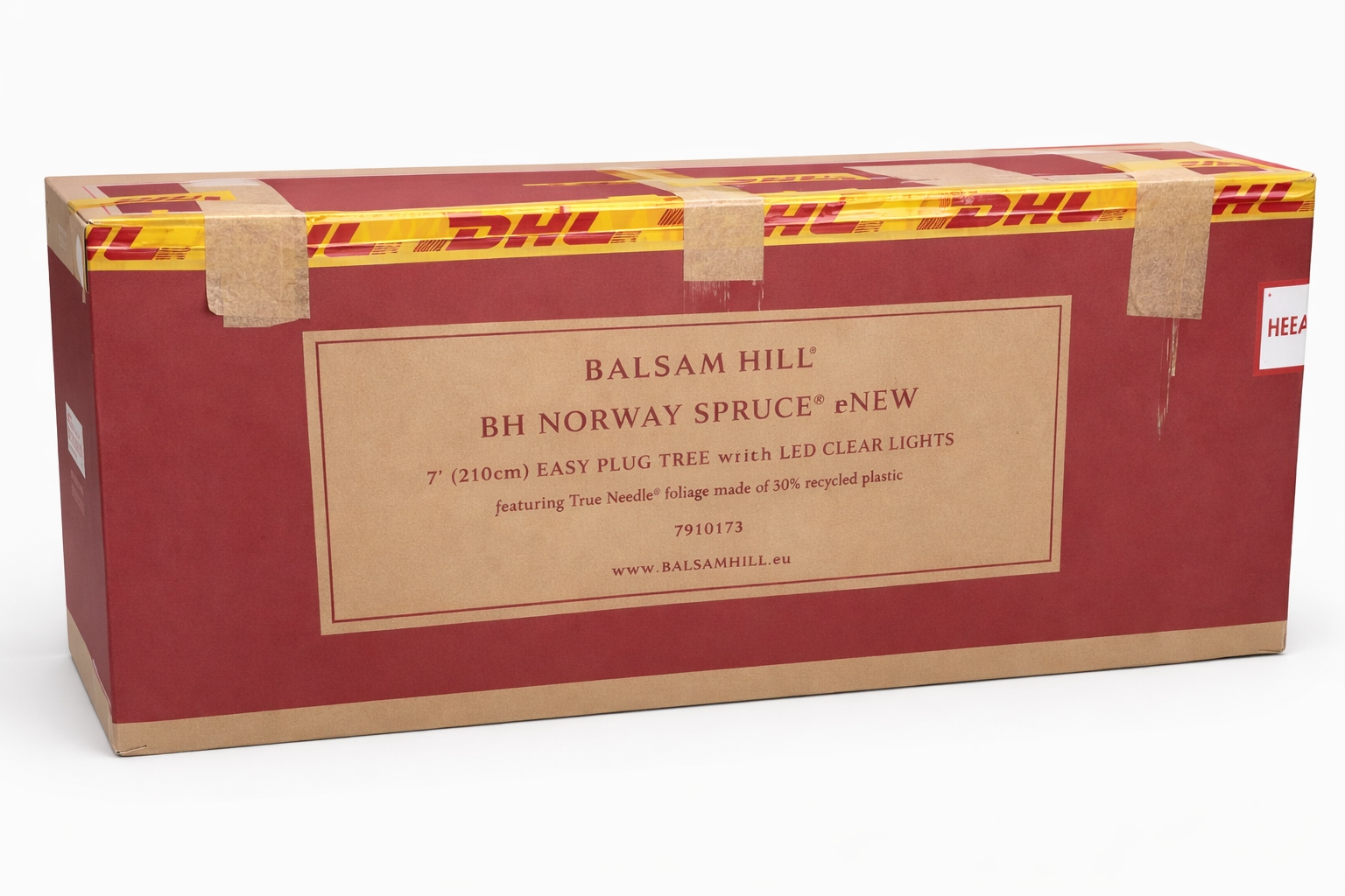 Balsam Hill Norway Spruce 6.5Ft Led Lit Christmas Tree 