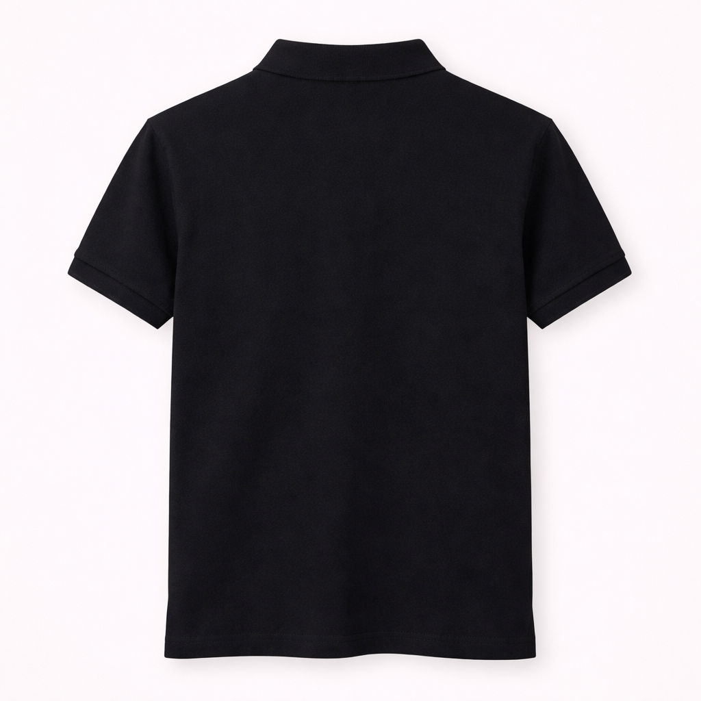 Pre- Loved Emporio Armani Classic Black Polo Shirt - M