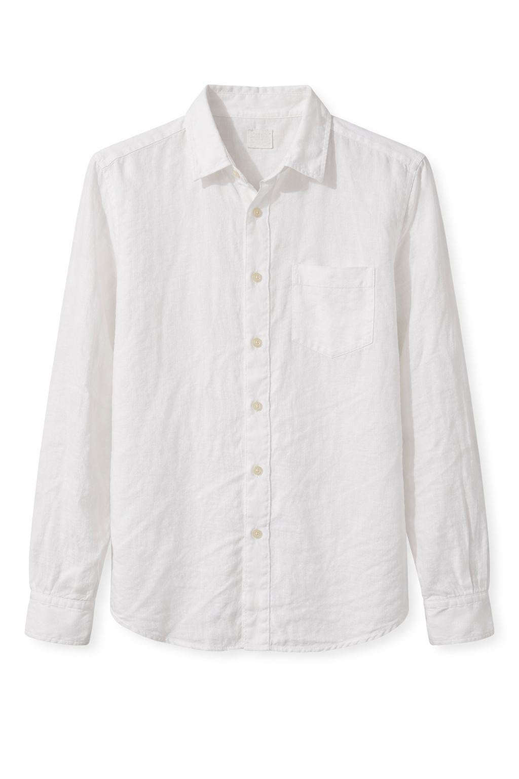 Pre-loved 120%Lino Classic White Linen Shirt - L