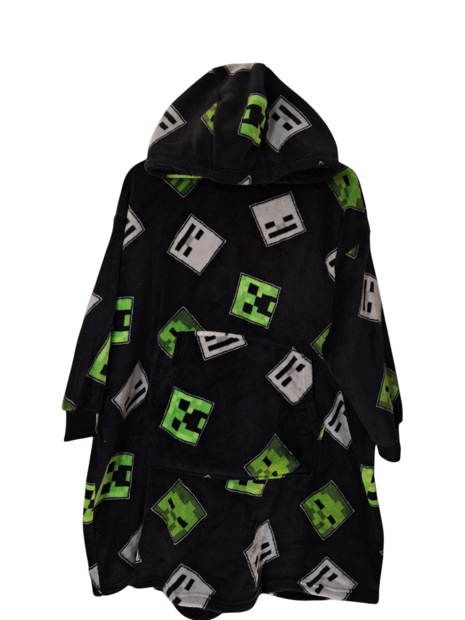 Pre-loved George Pixel Gamer Oversized Lounge Hoodie - Size 11 -12 years