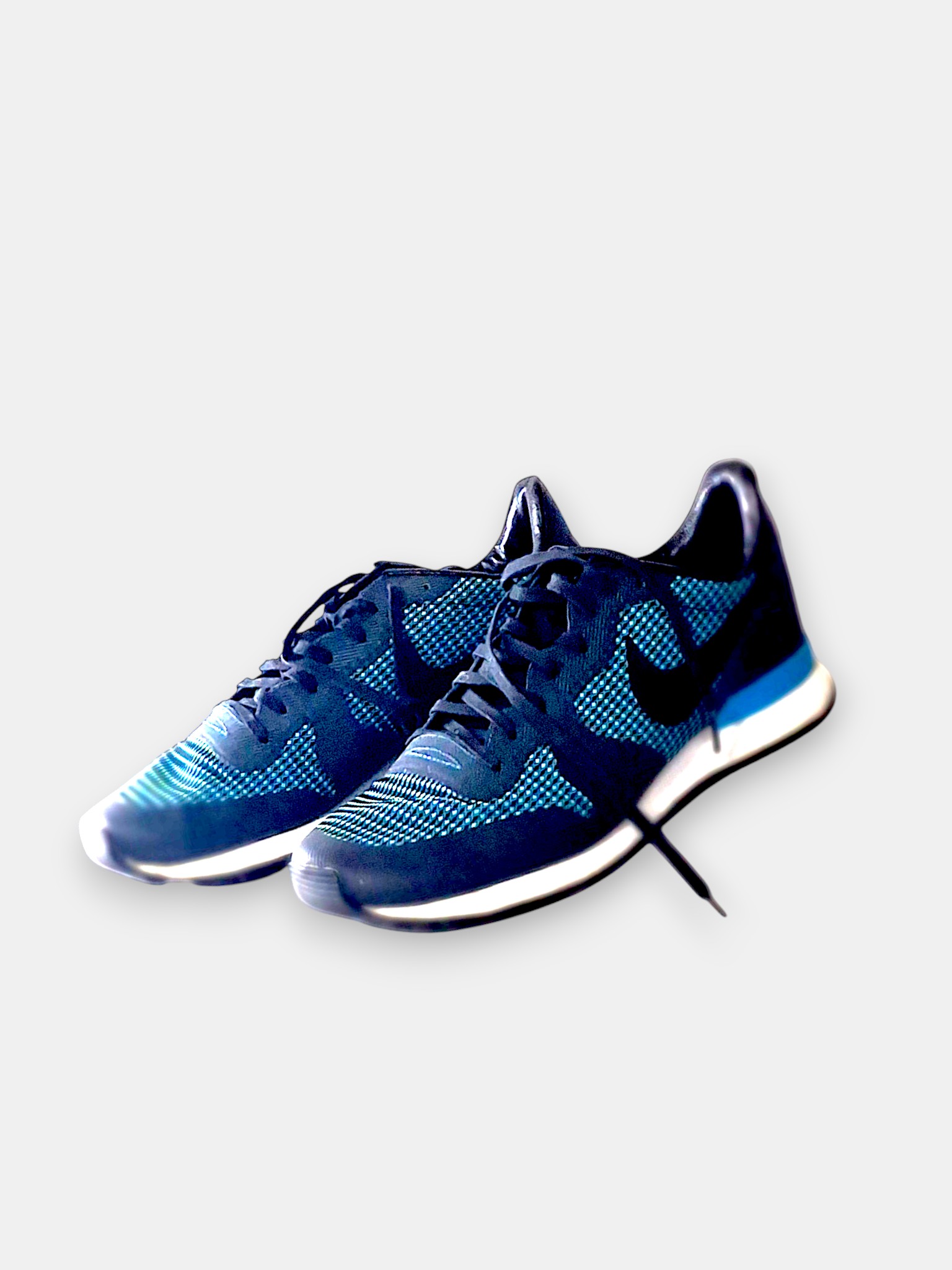 Ladies New Nike Internationalist Trainers / Size Uk 7Blue Mesh 
