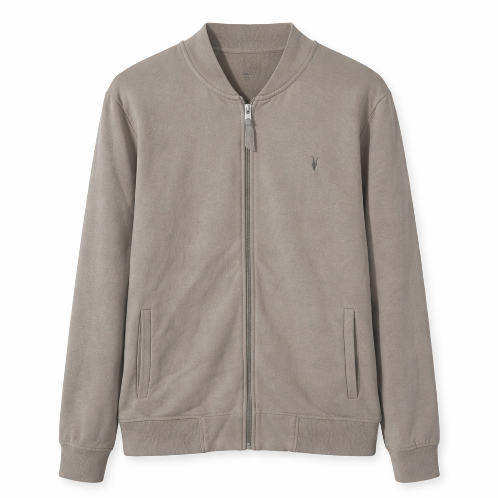 Pre-loved Allsaints Classic Grey/Beige Sweatshirt - L