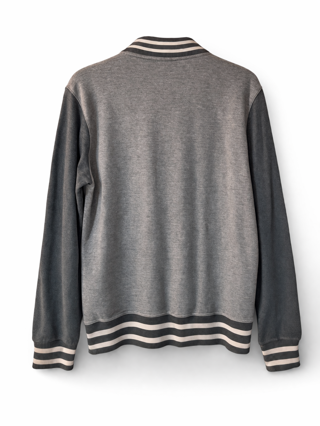 Pre-loved Dickies Grey Varsity Jacket - M