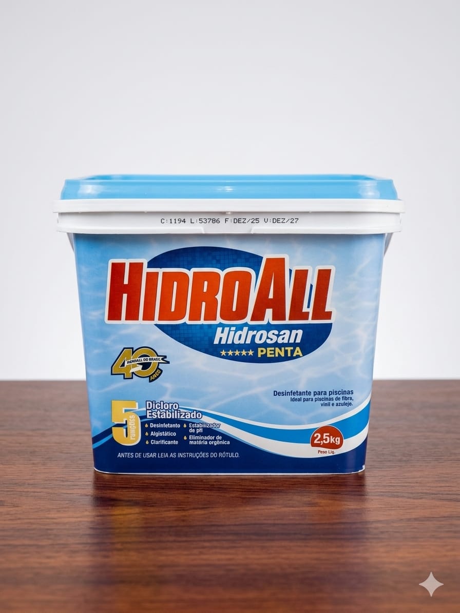 Cloro Hidrosan Penta 2,5kg - HidroAll