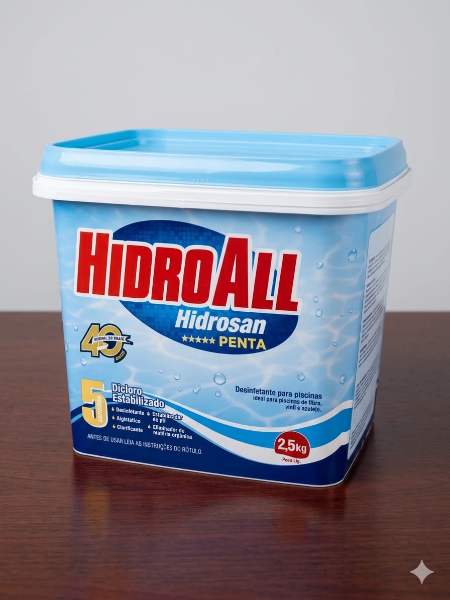 Cloro Hidrosan Penta 2,5kg - HidroAll