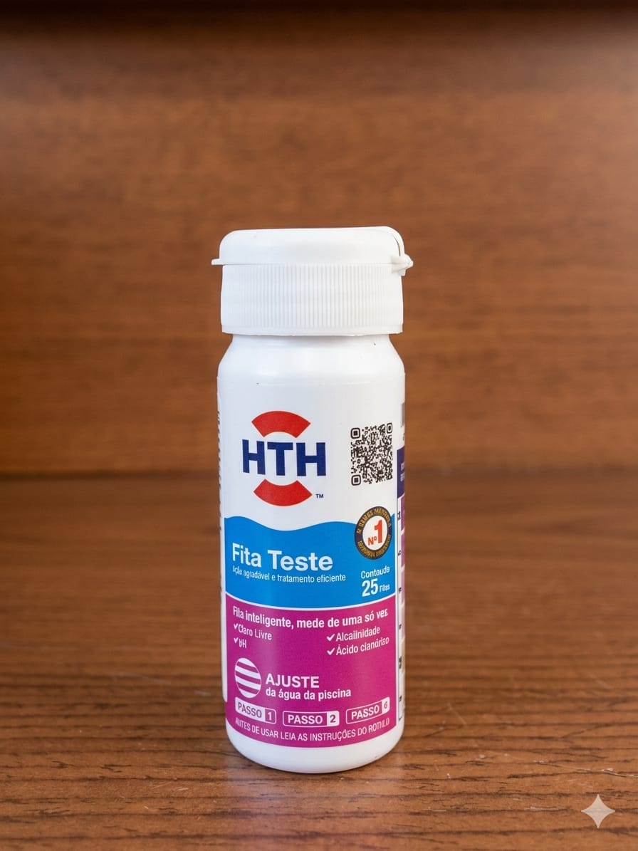 Fita Teste Cloro/pH/Alcalinidade - HTH