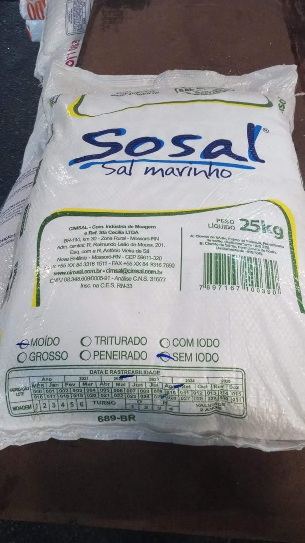Sal para Piscina Sosal 25kg