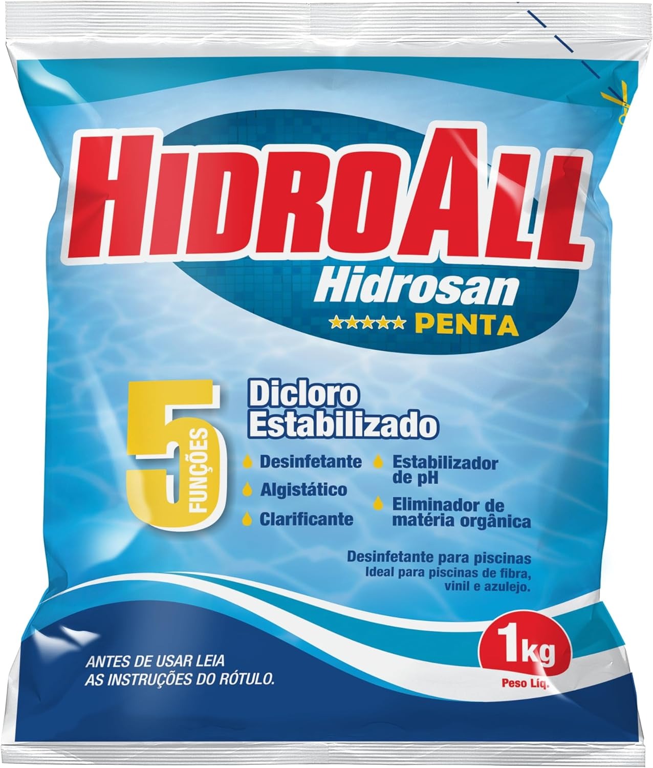 Cloro HidroPenta 1kg - HidroAll