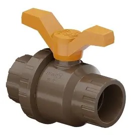 Registro Esfera em PVC Marrom 50mm - TIGRE