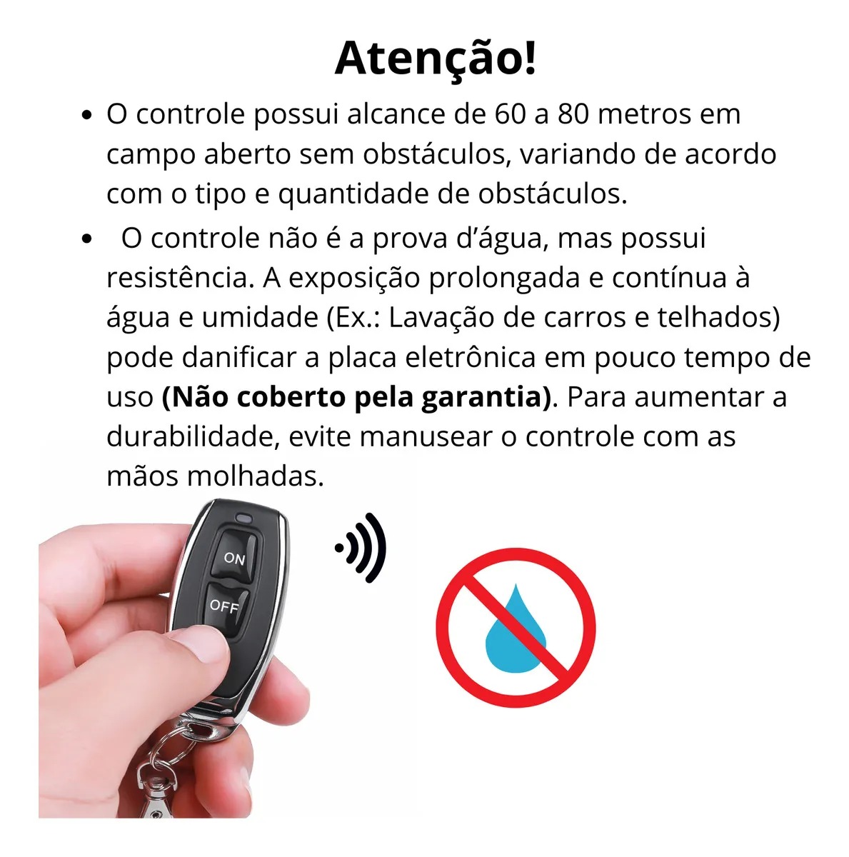 Interruptor Bomba Controle Remoto Modulo Liga Desliga 30/60A 127/220v - Volt Electric Solutions