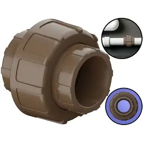 União PVC Marrom 50mm - TIGRE