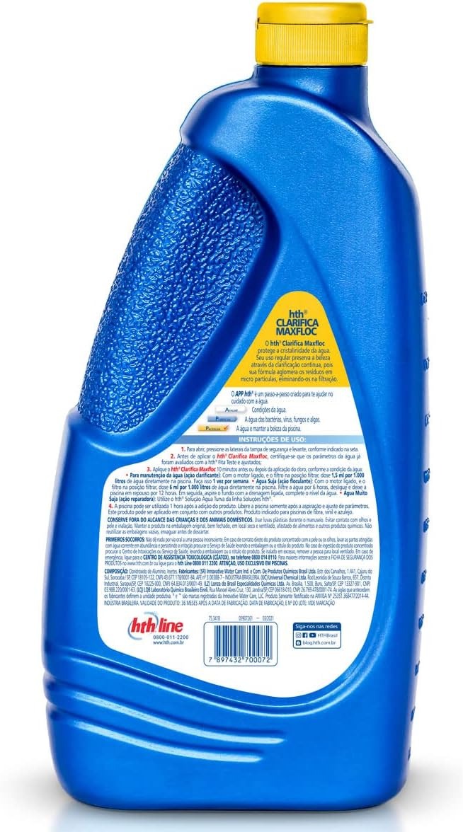 Clarificante MaxFloc - HTH 1L