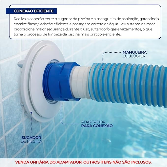 Adaptador de Rosca para Aspirador