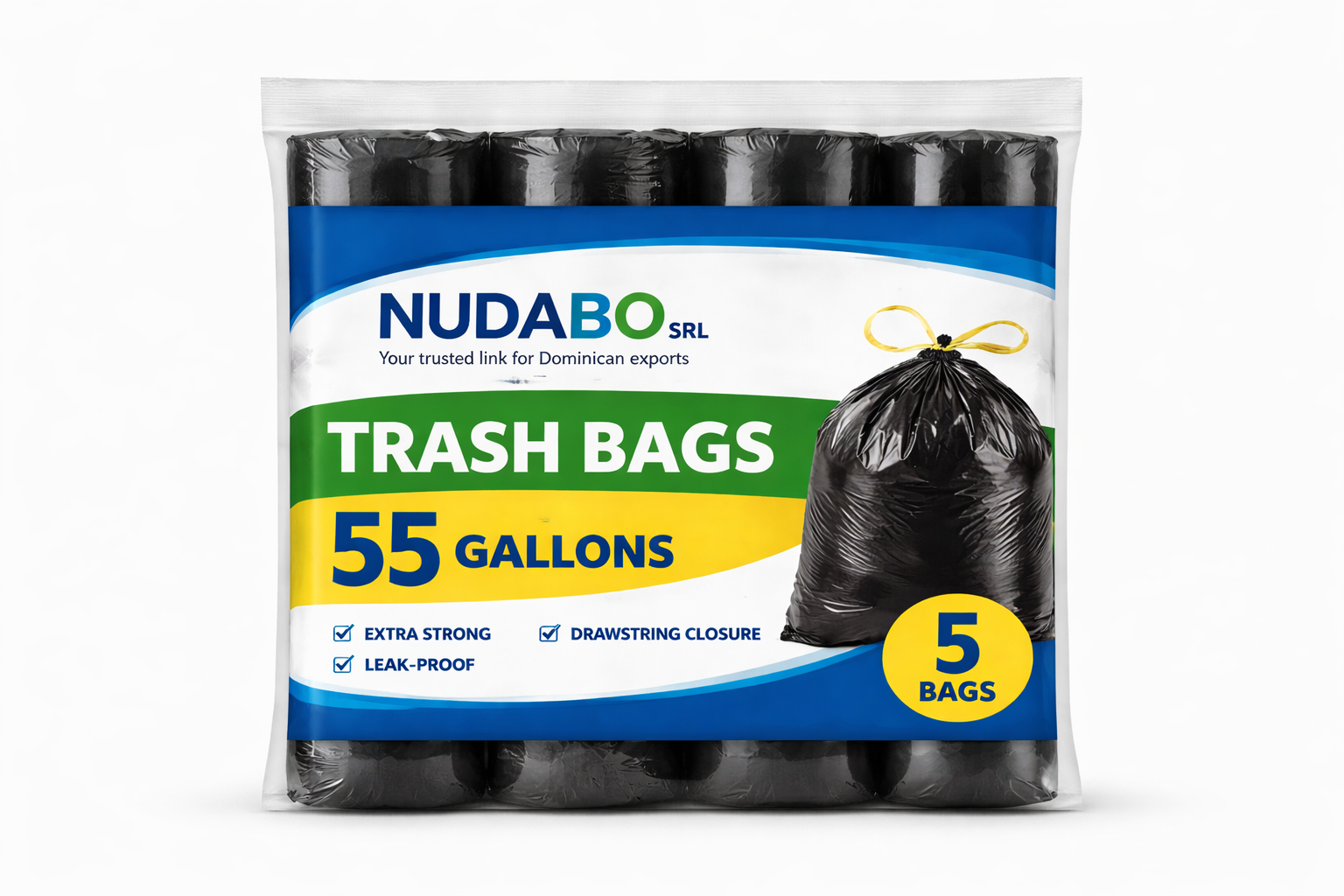 Trash Bags 55 Gallons