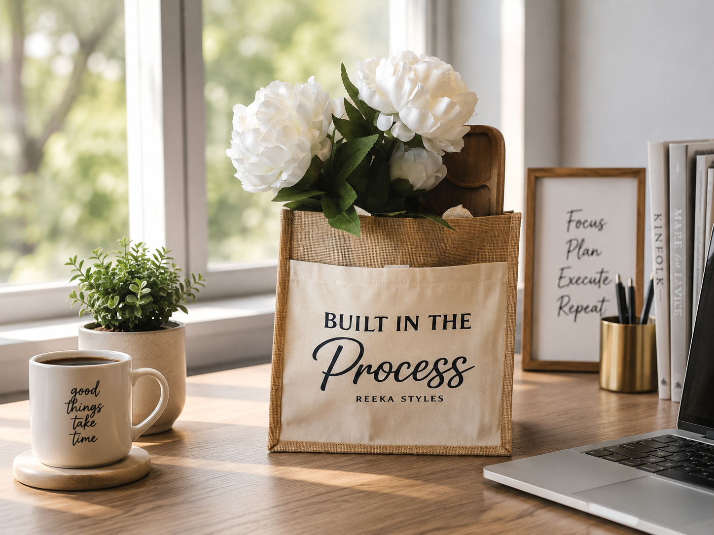 Built in the Process Limited Edition Jute Tote