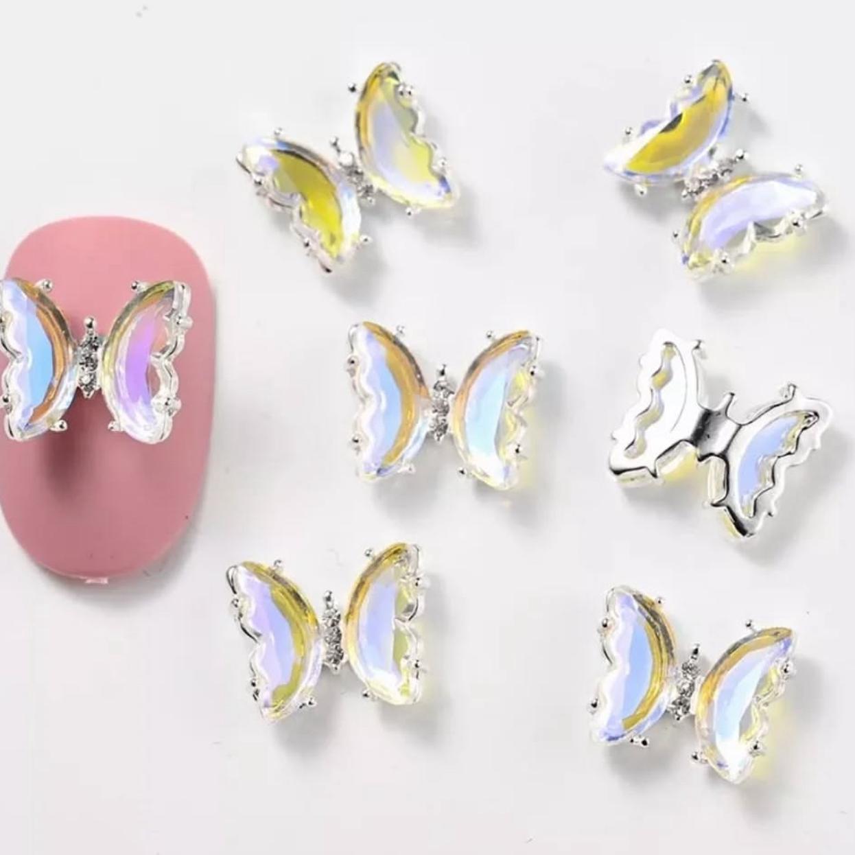 Adornos de Mariposa para Uñas