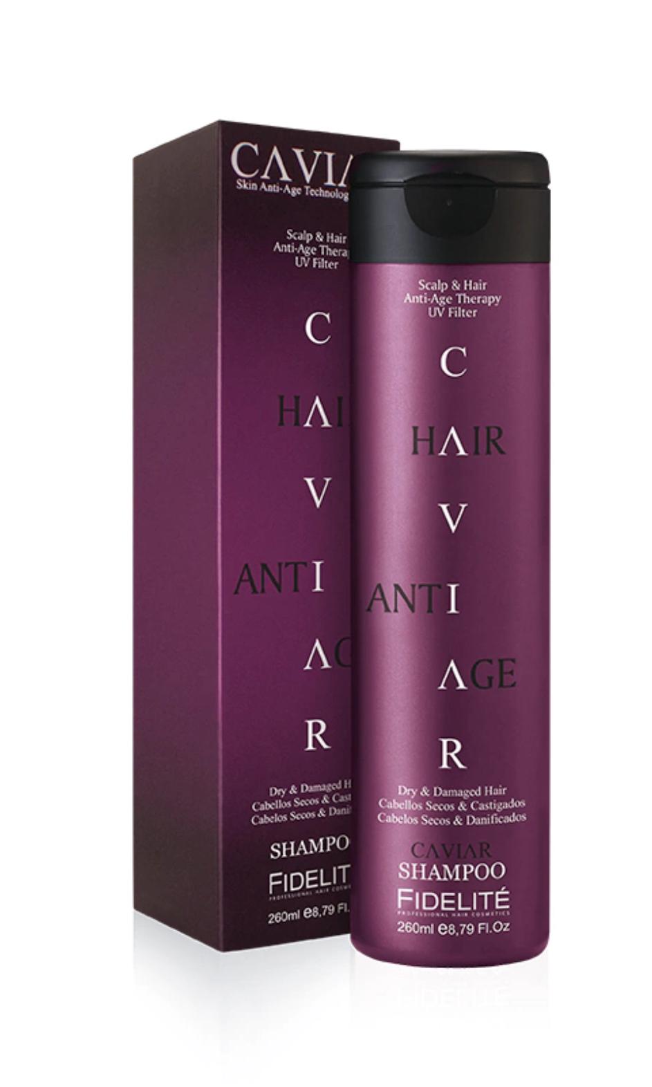 Shampoo Caviar Cabellos Secos y castigados 260ml Fidelite