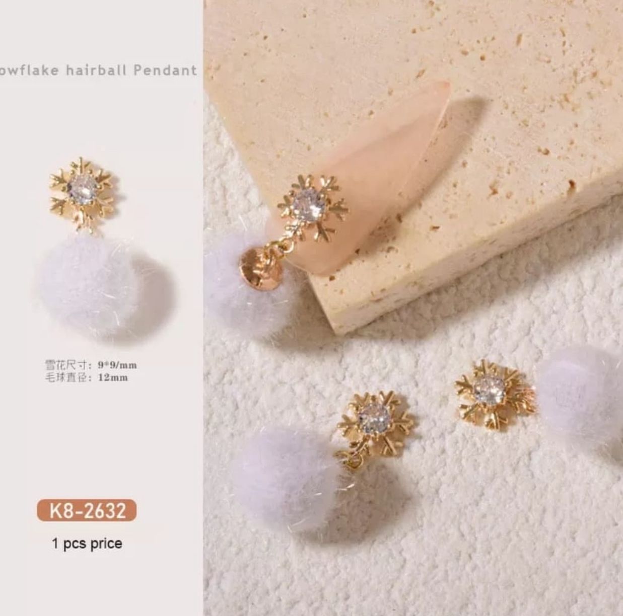 Colgante bola de nieve