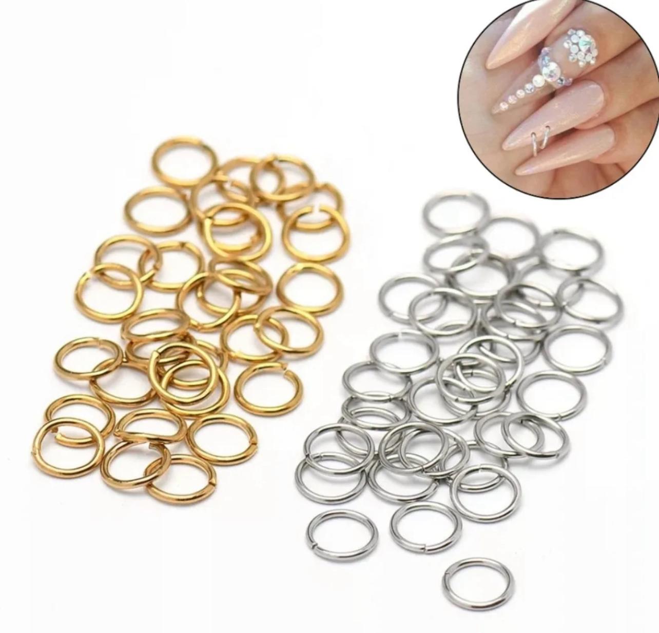 Aros Metálicos para Uñas