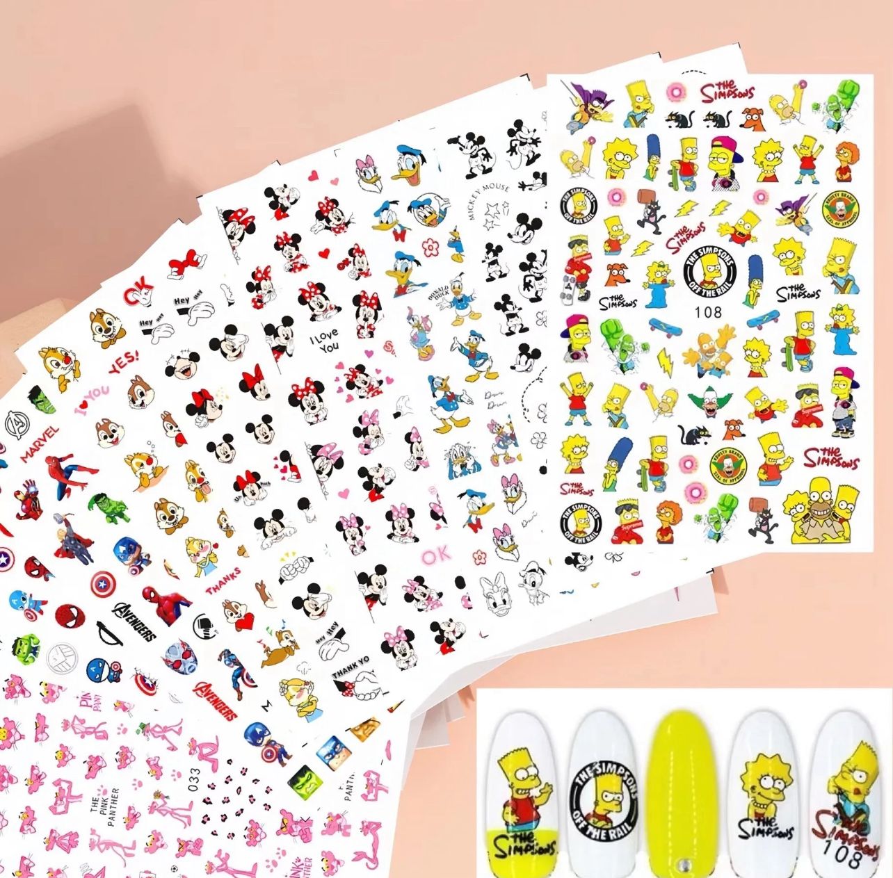 Sticker de Personajes Animados