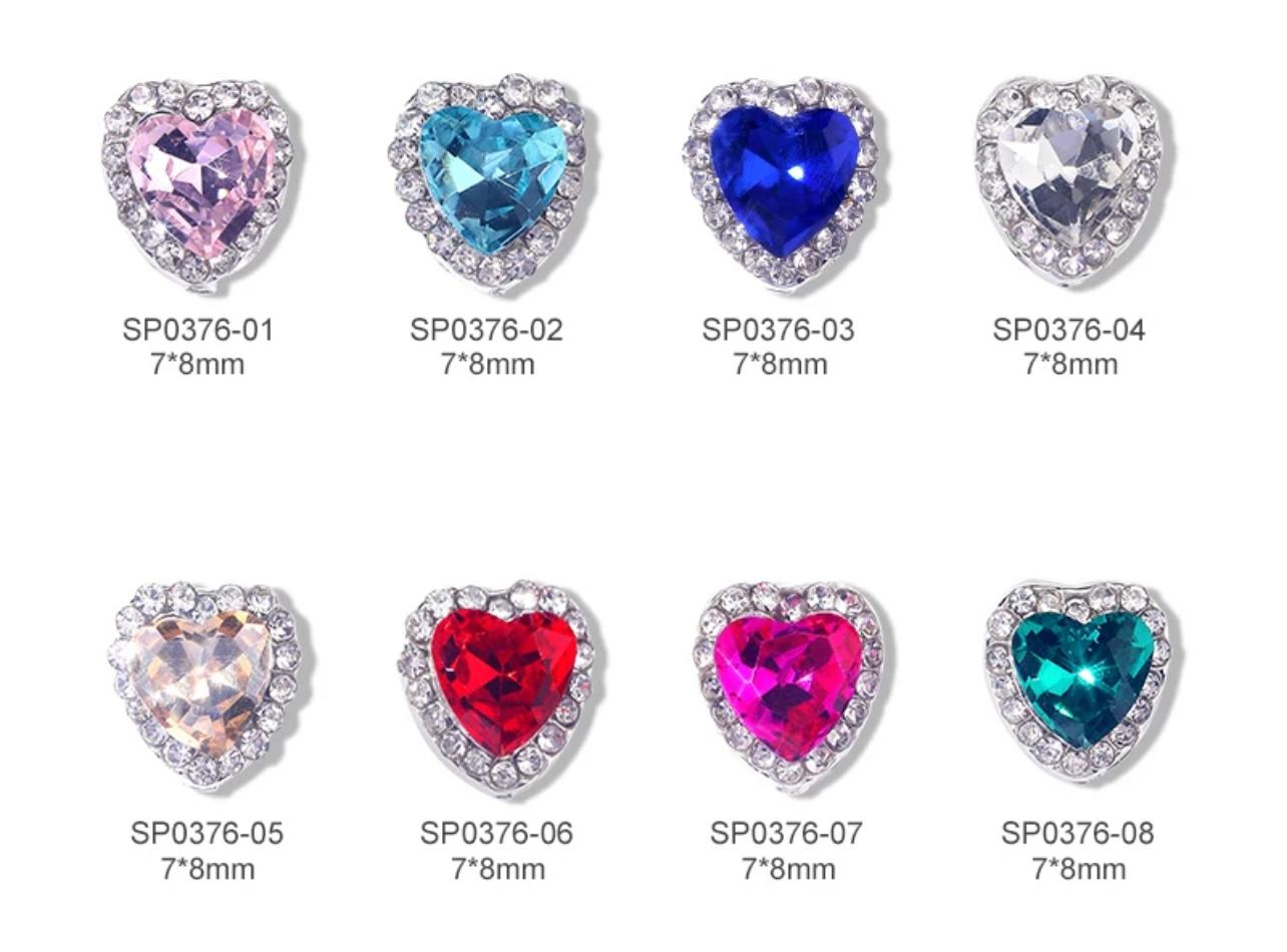 Piedras Corazón 7x8mm