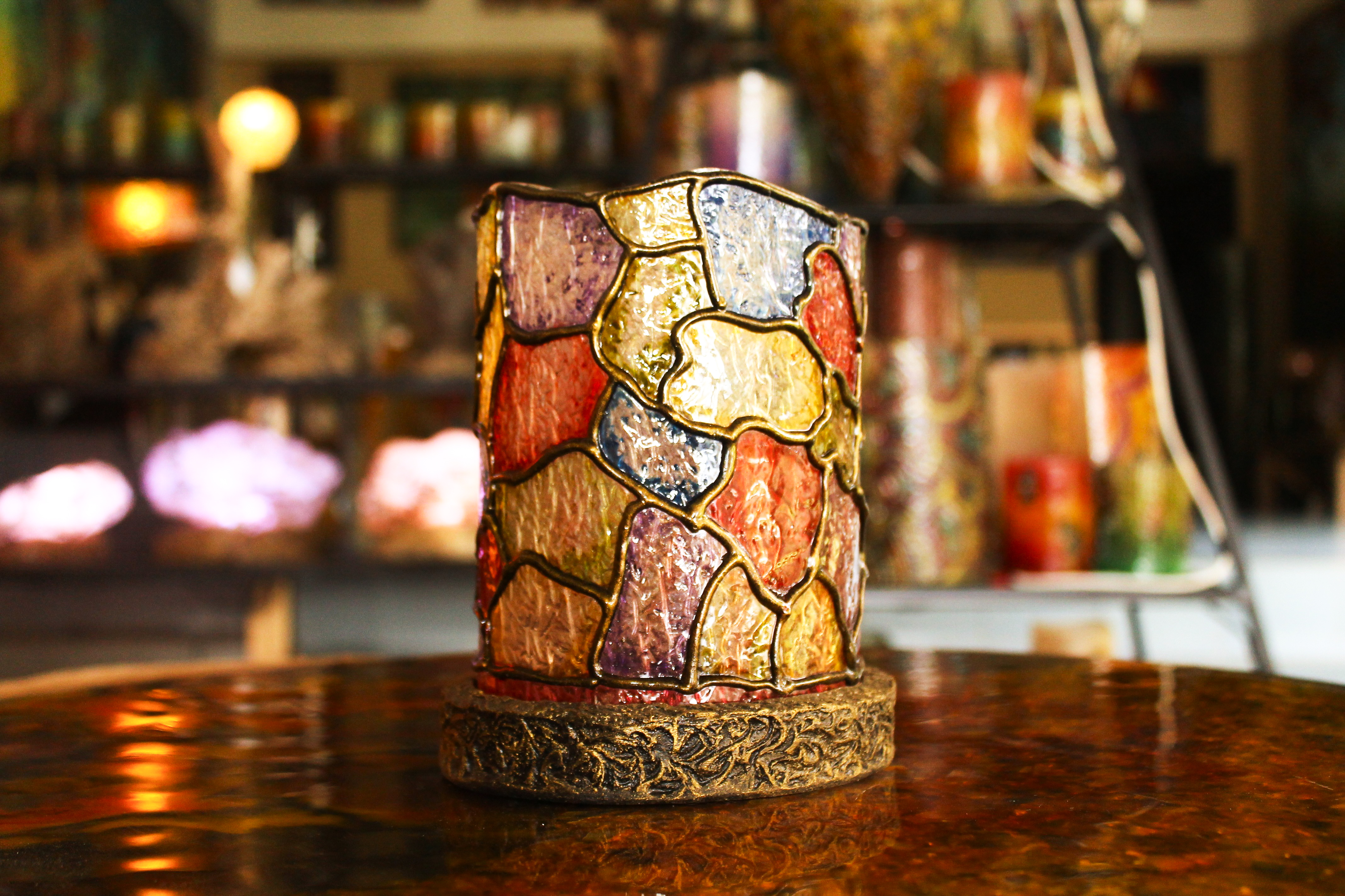 Candle Holder Lentera Mosaic