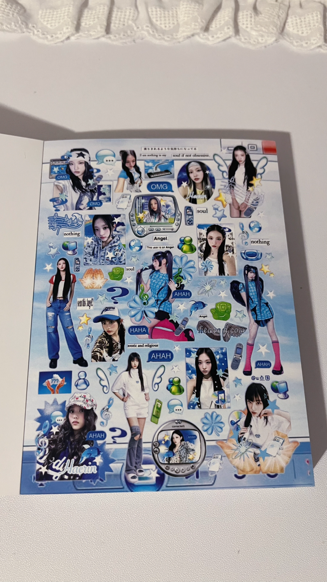 Lsfm, Twice, Illit, Newjean sticker sheets