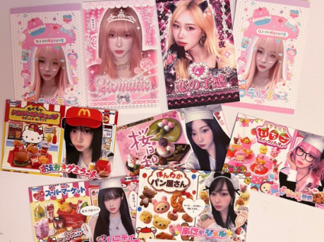 Giselle card designs | 10 cards per pack