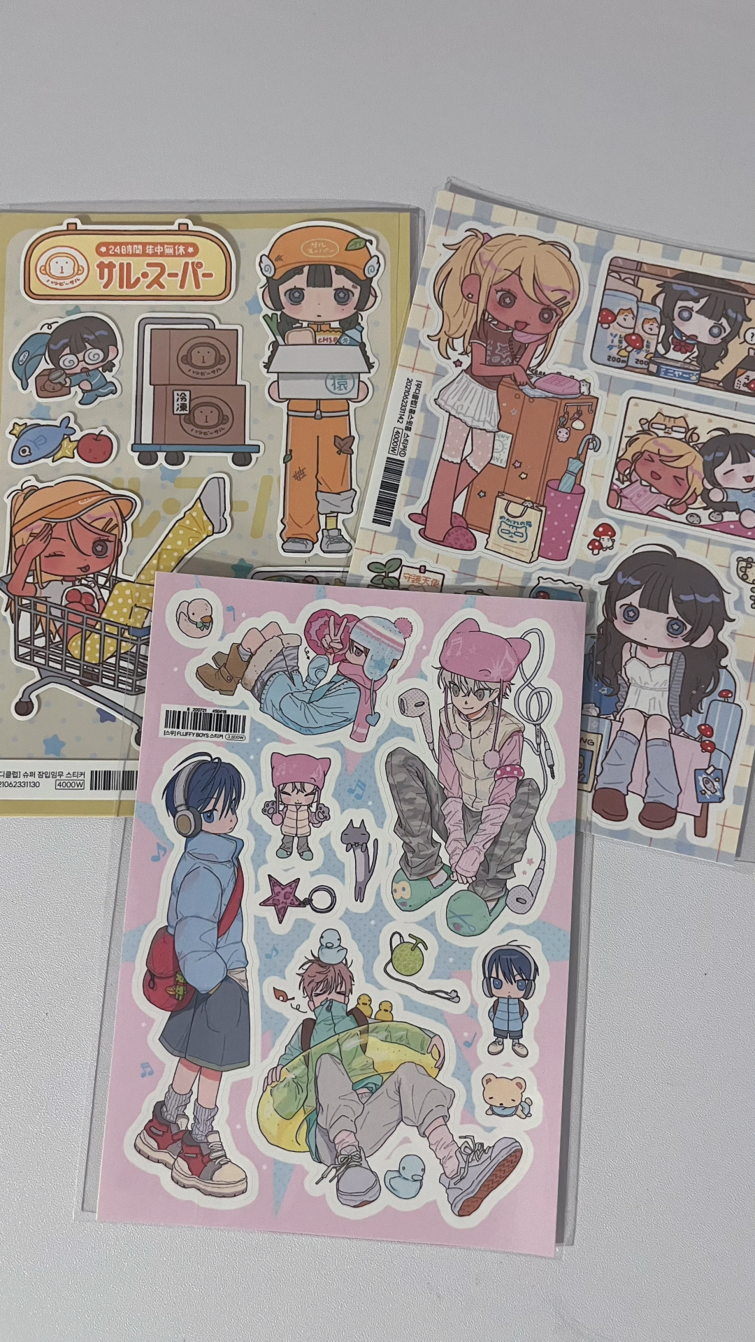Moodclub, Swoov sticker sheets