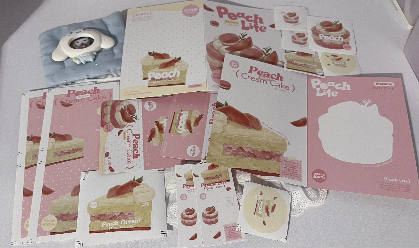 Peach life packing set | 15 pieces 