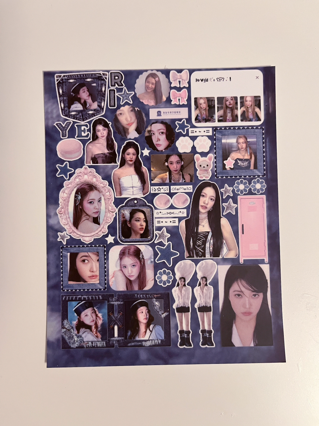Yeri sticker sheet  