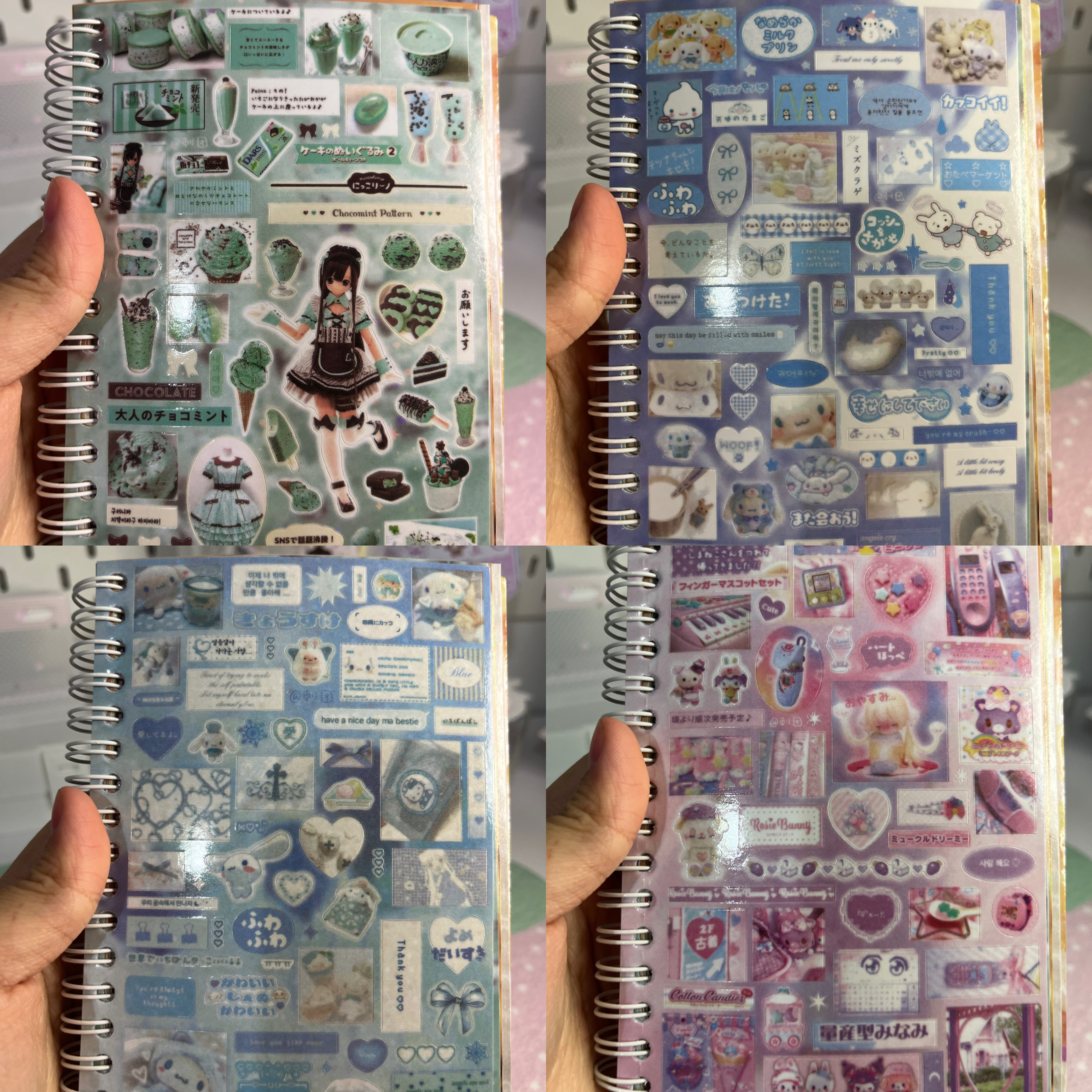 Pastel sticker book - 30 pages