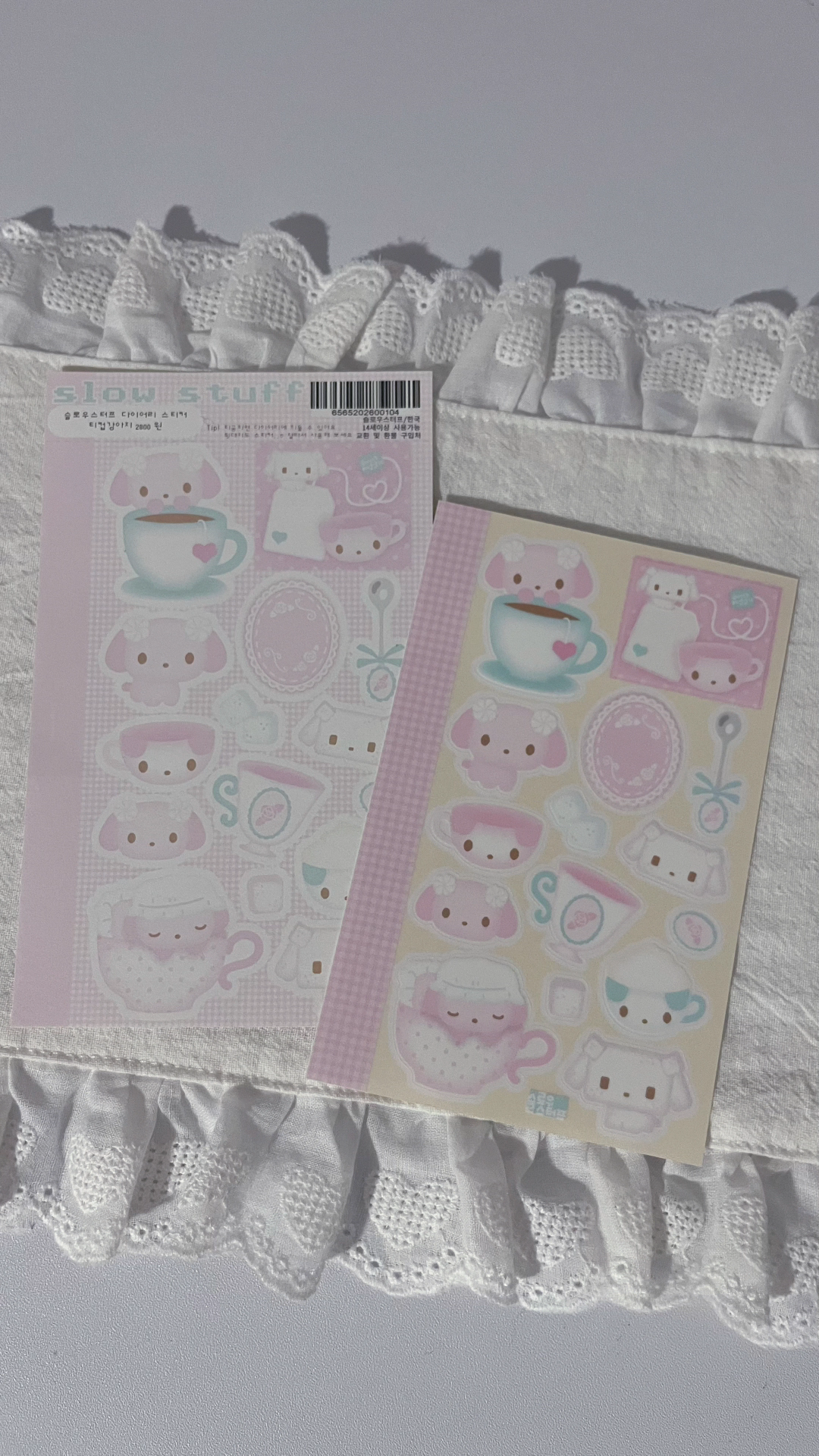 Slow stuff sticker sheets
