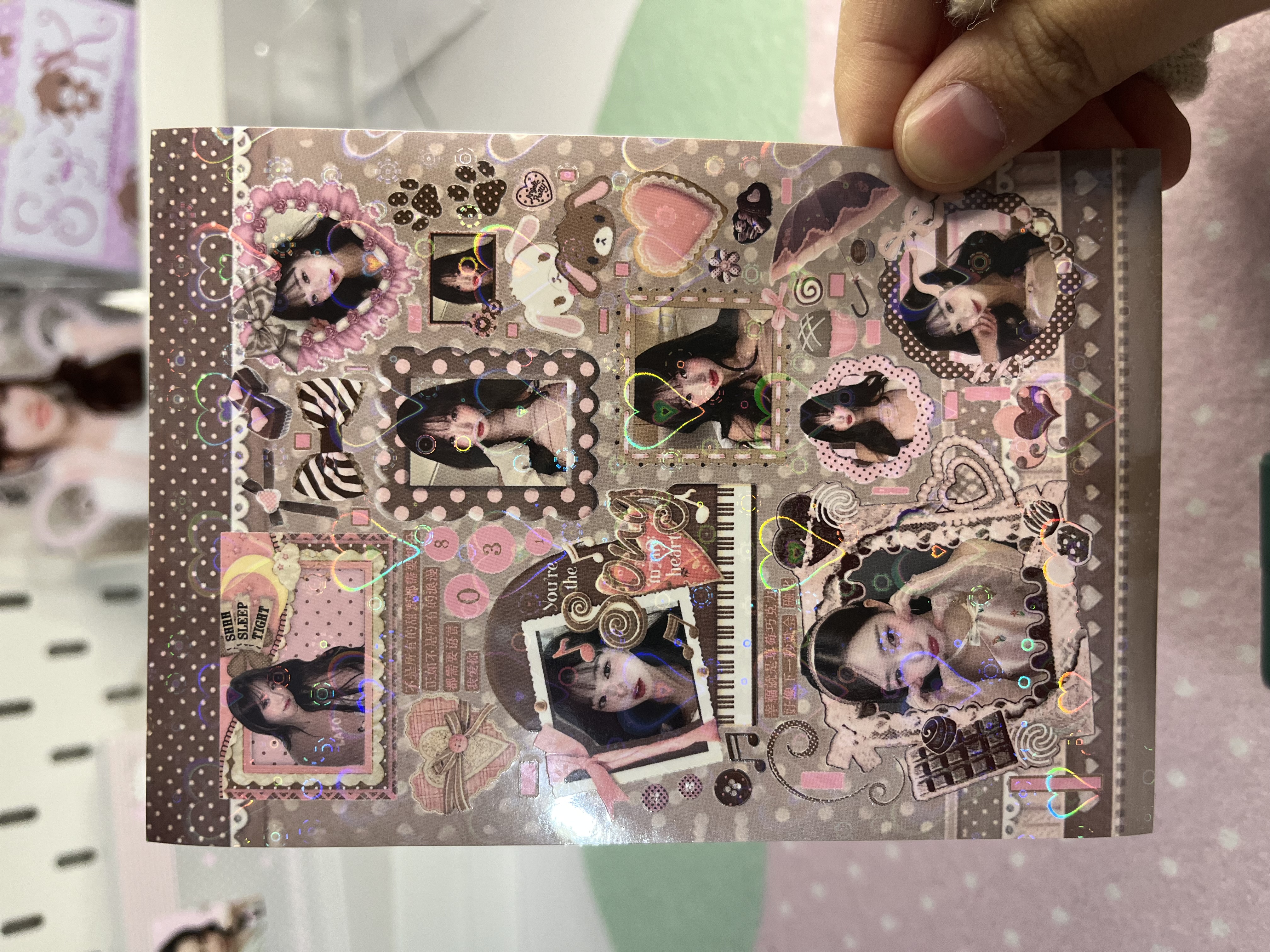 Neapolitan Wonyoung sticker sheet