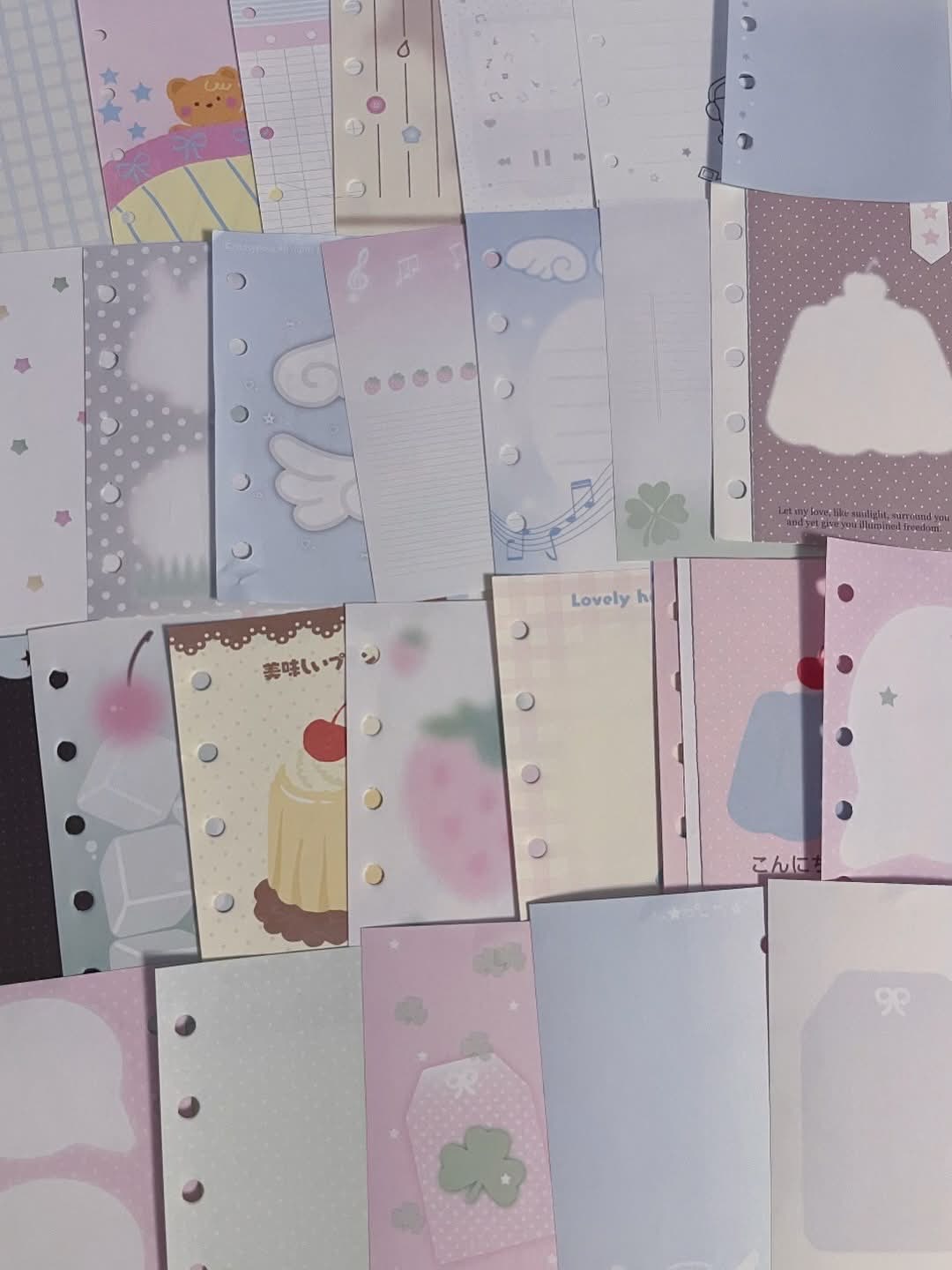 M5 binder refills | Random 10 pieces 