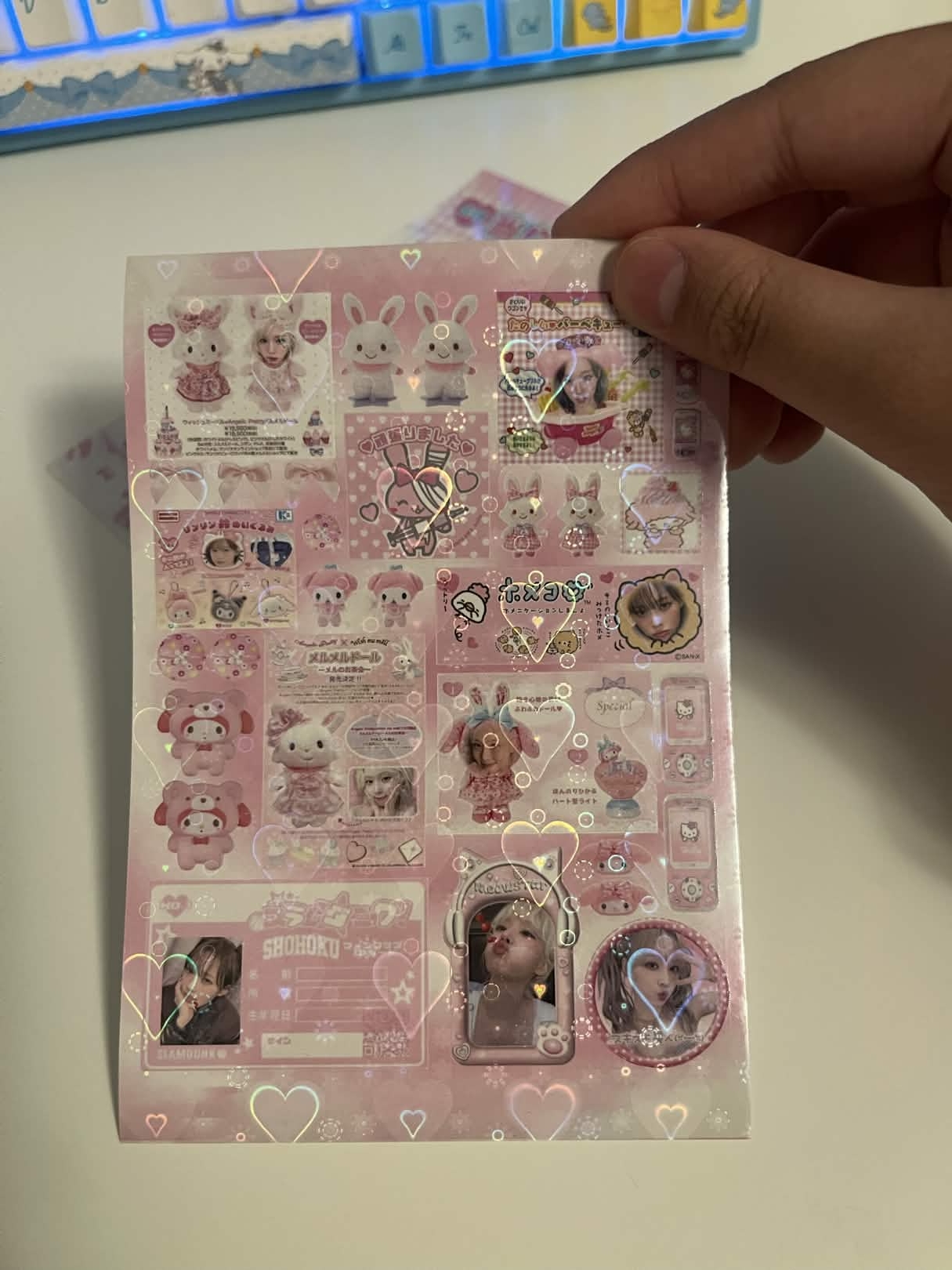 Kpop sticker sheet